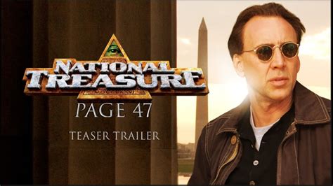 national treasure 2 what was on page 47|what's in page 47.